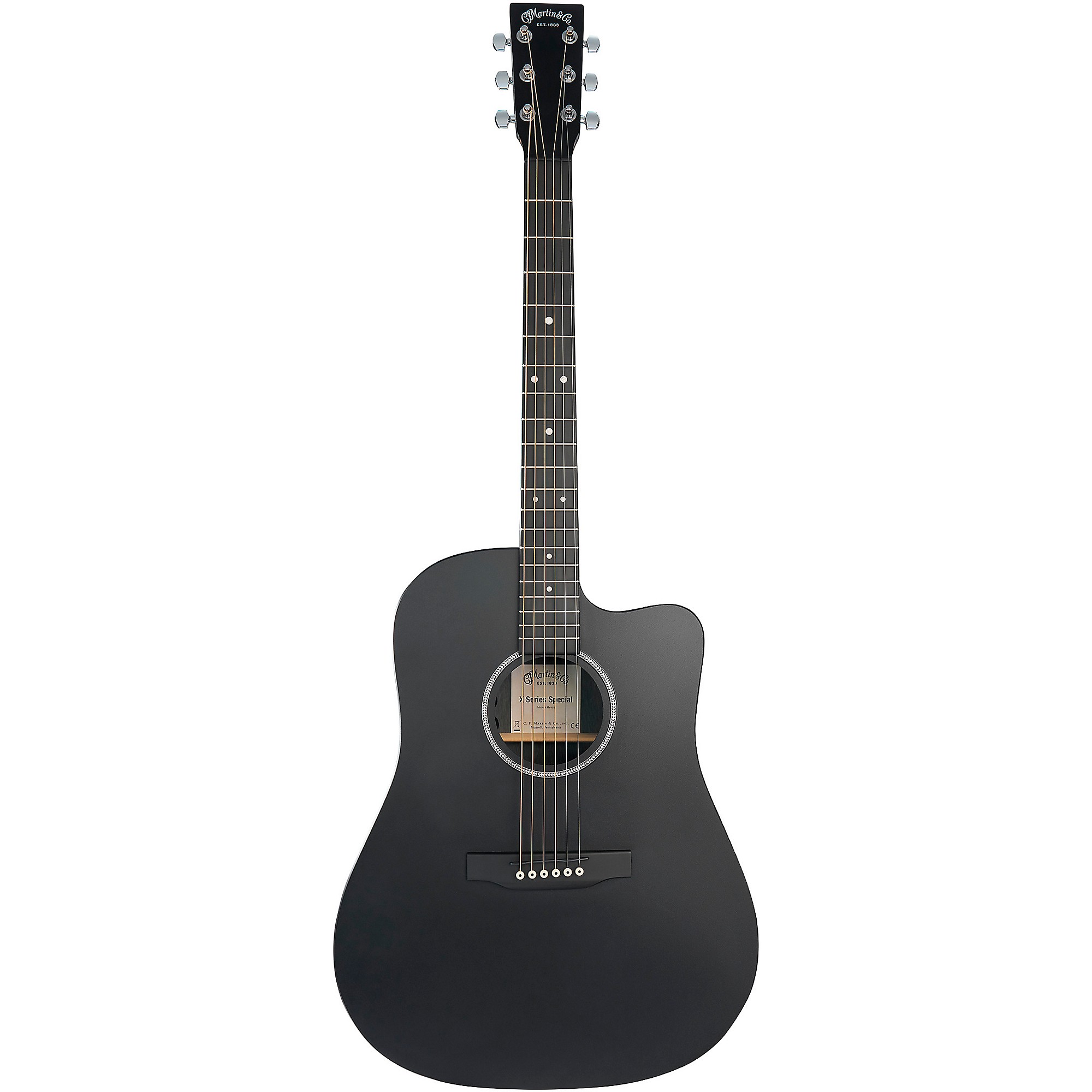 Martin Special DC-X1E Black HPL Dreadnought Acoustic-Electric