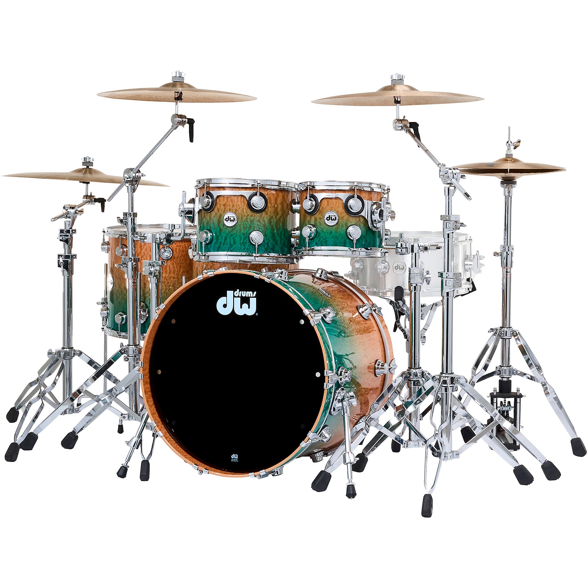 DW SSC Collectors Series 5-Piece Exotic Shell Pack With Chrome