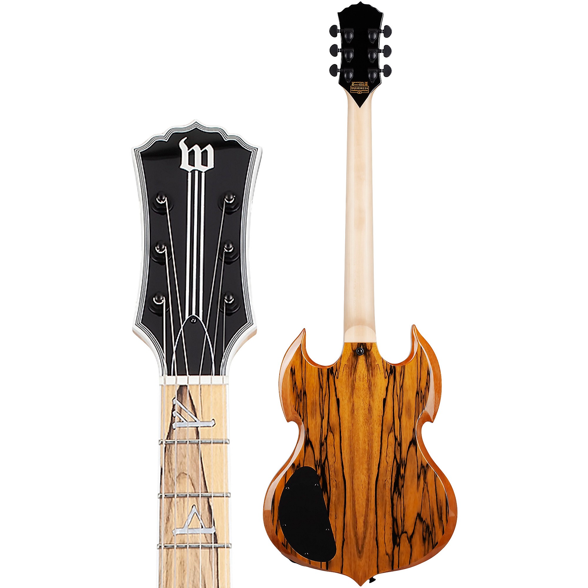 Wylde Audio Barbarian Pale Moon Ebony Electric Guitar | Music & Arts