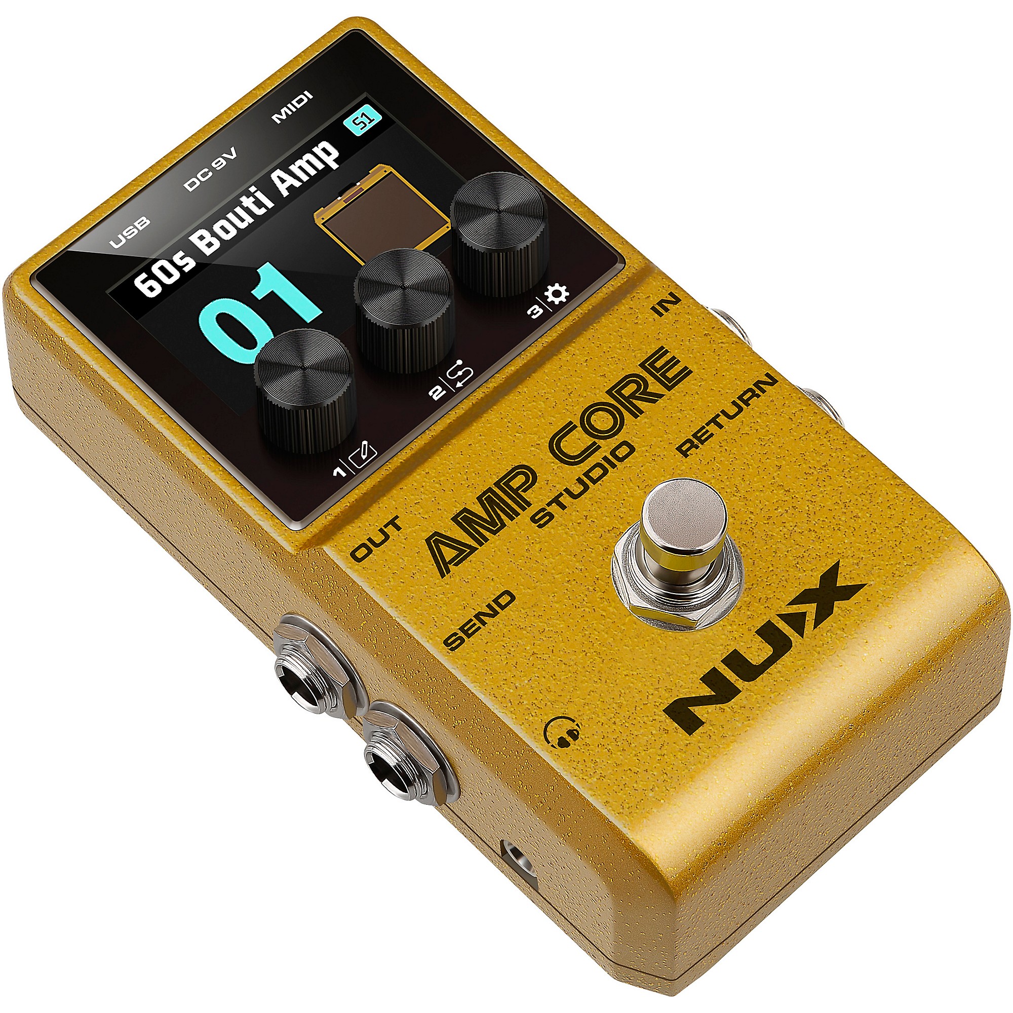 ギター NUX Amp Core Studio NUX Amp Core Studio Amp Modeling Pedal | Music & Arts