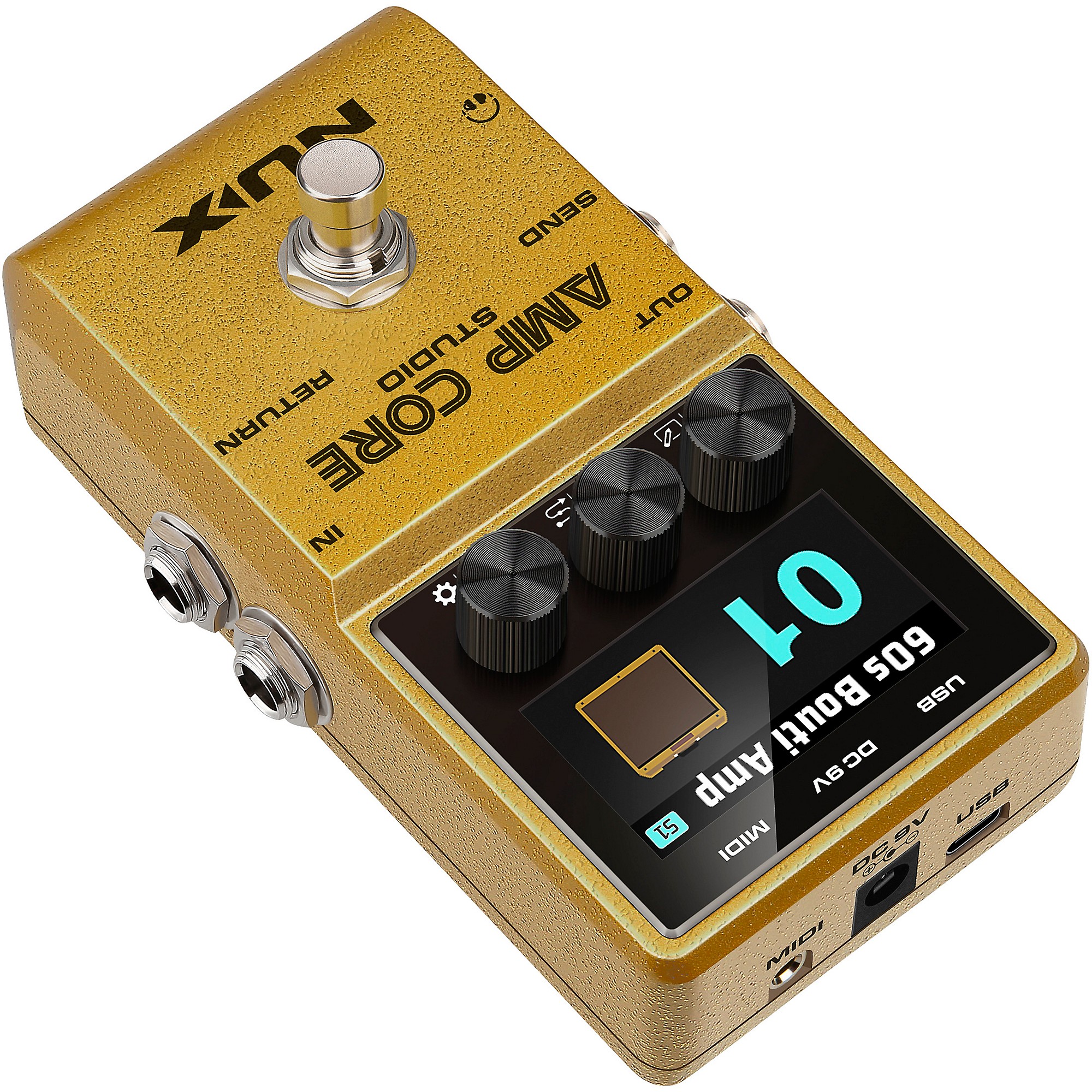 NUX Amp Core Studio Guitar Amp Modeling Pedal | Sweetwater