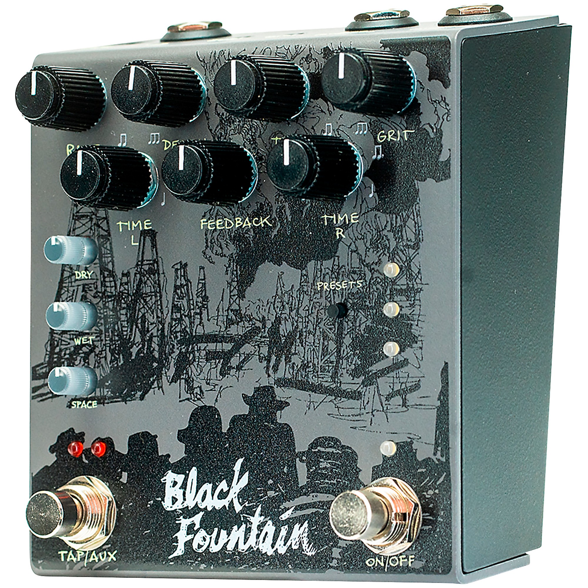 Old Blood Noise Endeavors Black Fountain Stereo Delay