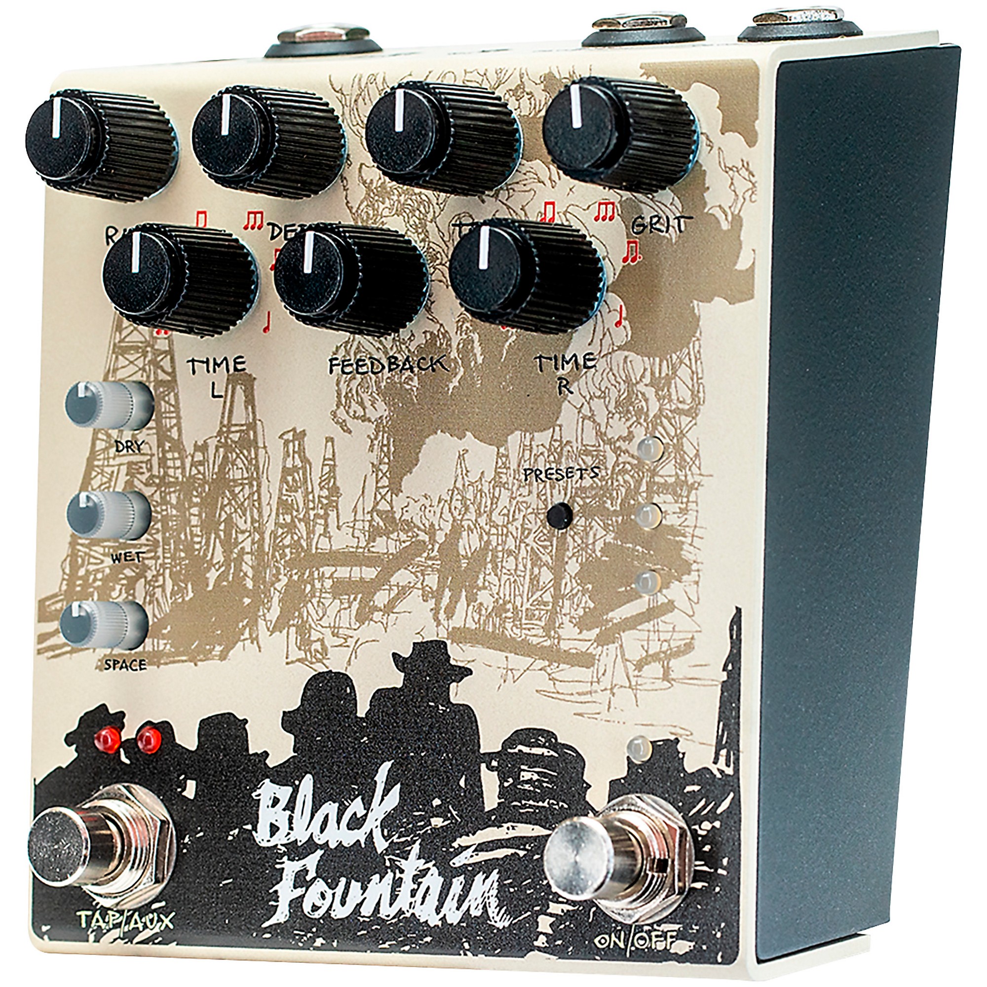 Old Blood Noise Endeavors Black Fountain Stereo Delay