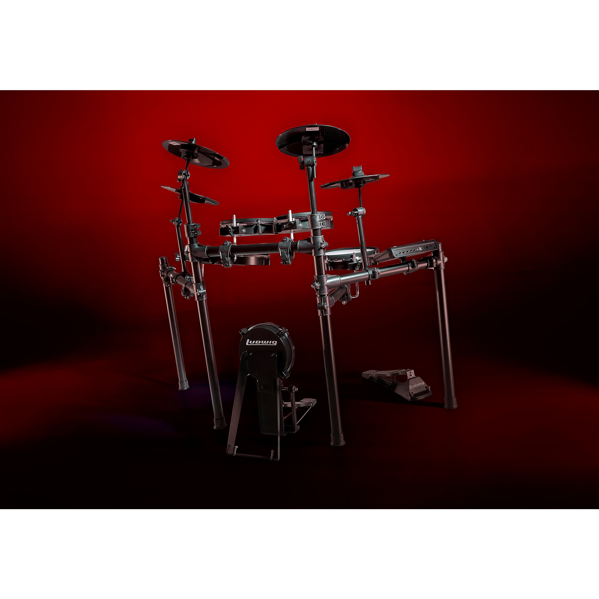 Ludwig Verse EX 10-Piece Electronic Drum Set Black