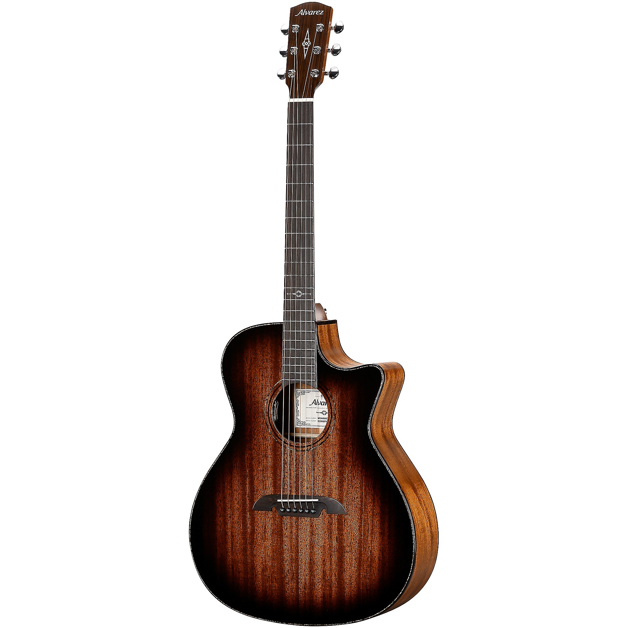 Alvarez MGA660CE Grand Auditorium Acoustic-Electric Guitar | Music