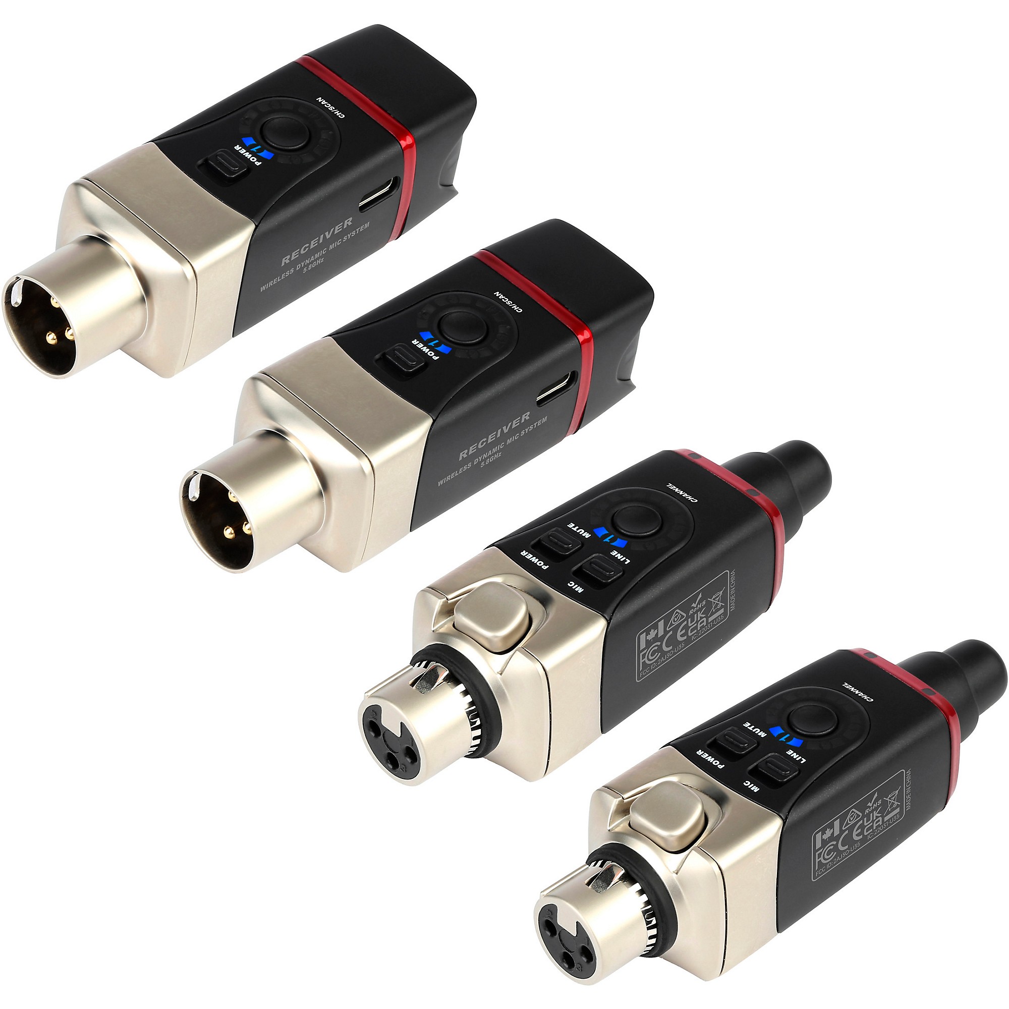Xvive U35D Microphone Wireless System, 5.8GHz - | Music & Arts