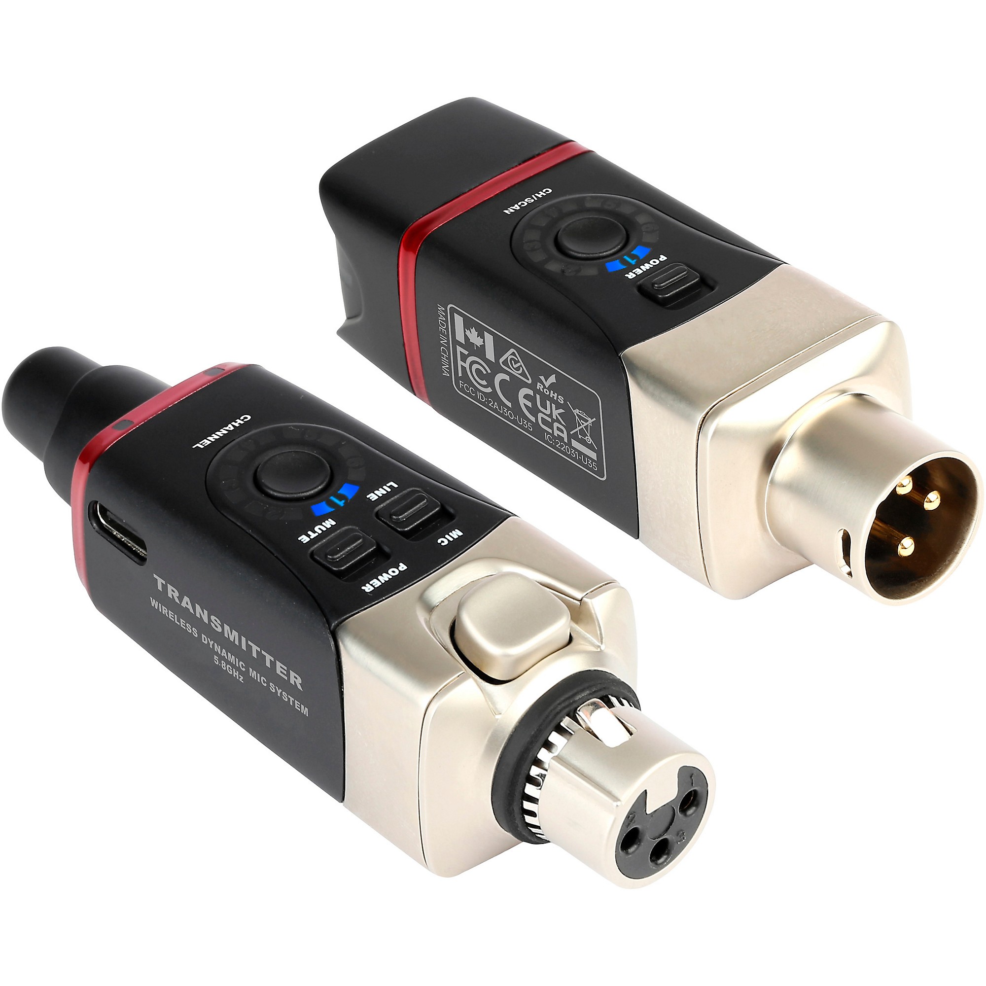 Xvive U35 Dynamic Microphone Wireless System, 5.8GHz - | Music & Arts