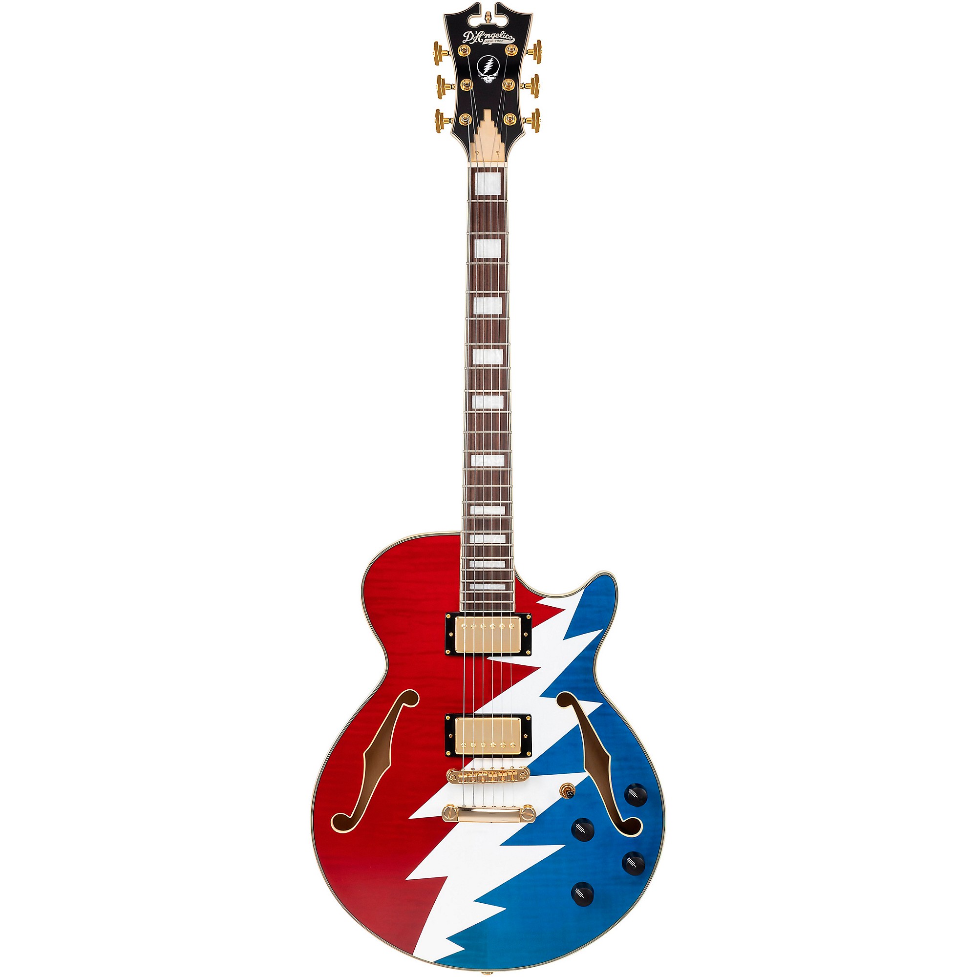 D'Angelico Premier Grateful Dead SS Semi-Hollow Electric Guitar