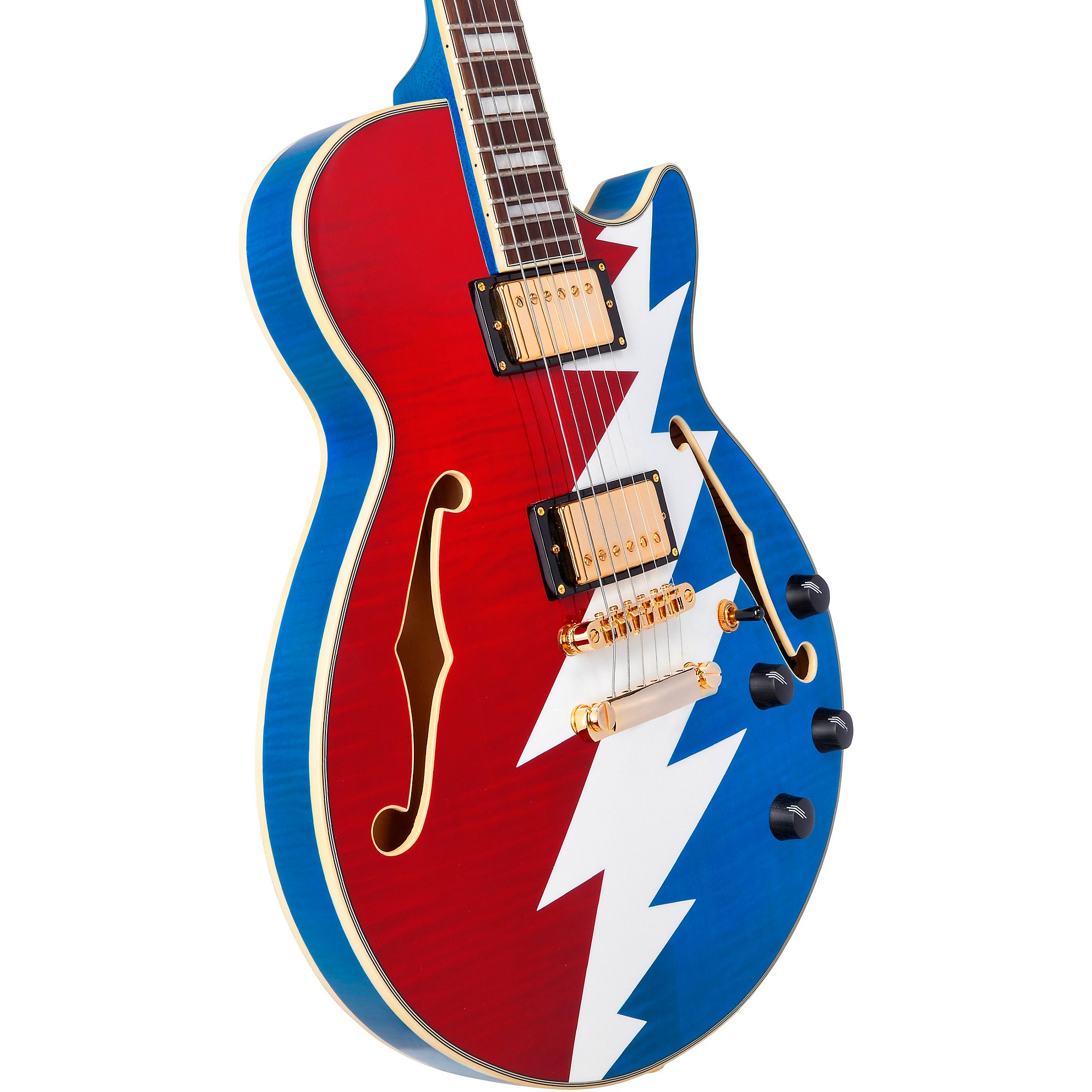 D'Angelico Premier Grateful Dead SS Semi-Hollow Electric Guitar