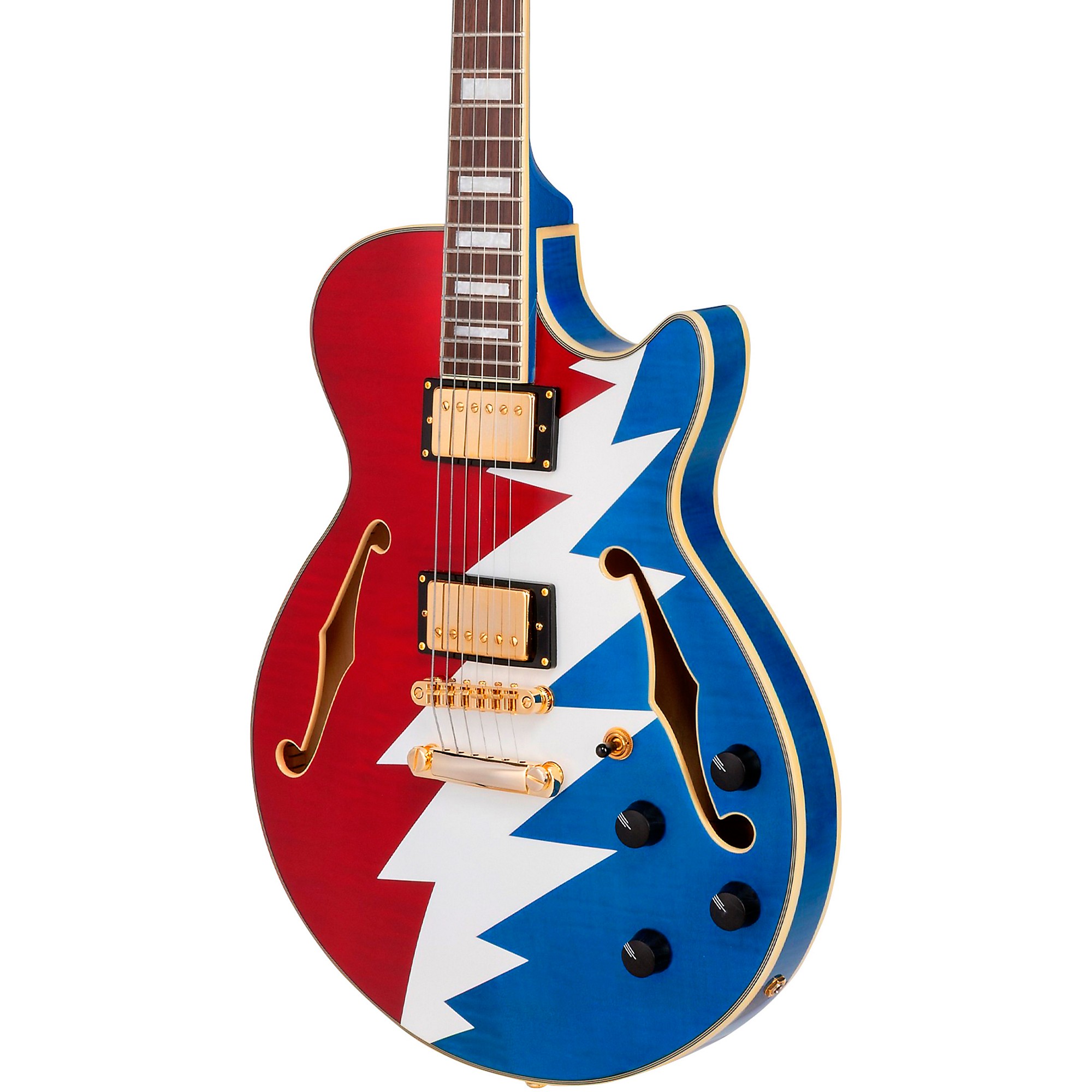 D'Angelico Premier Grateful Dead SS Semi-Hollow Electric Guitar