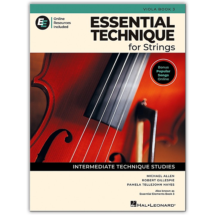 Hal Leonard Essential Technique for Strings - Viola Book 3 With