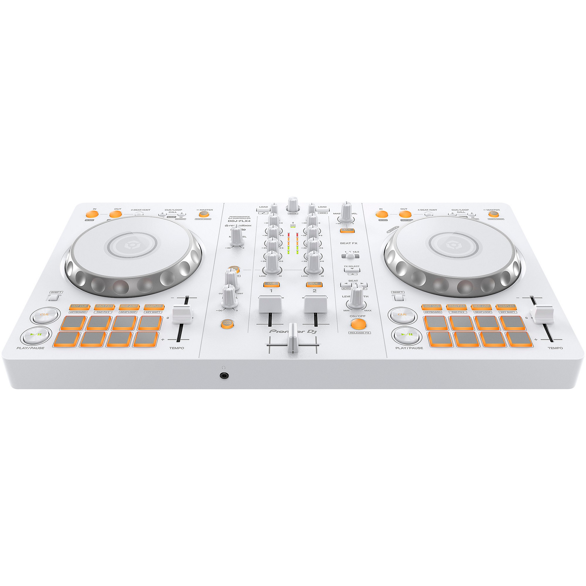 Pioneer DJ DDJ-FLX4-W 2-Channel DJ Controller for rekordbox