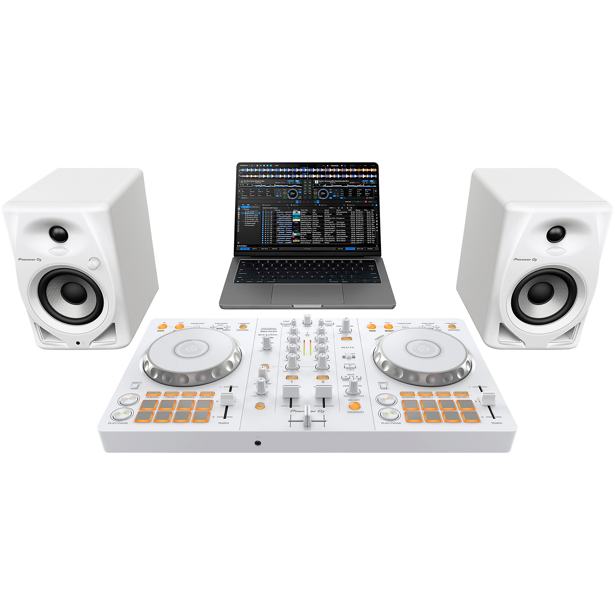 Pioneer DJ DDJ-FLX4-W 2-Channel DJ Controller for rekordbox