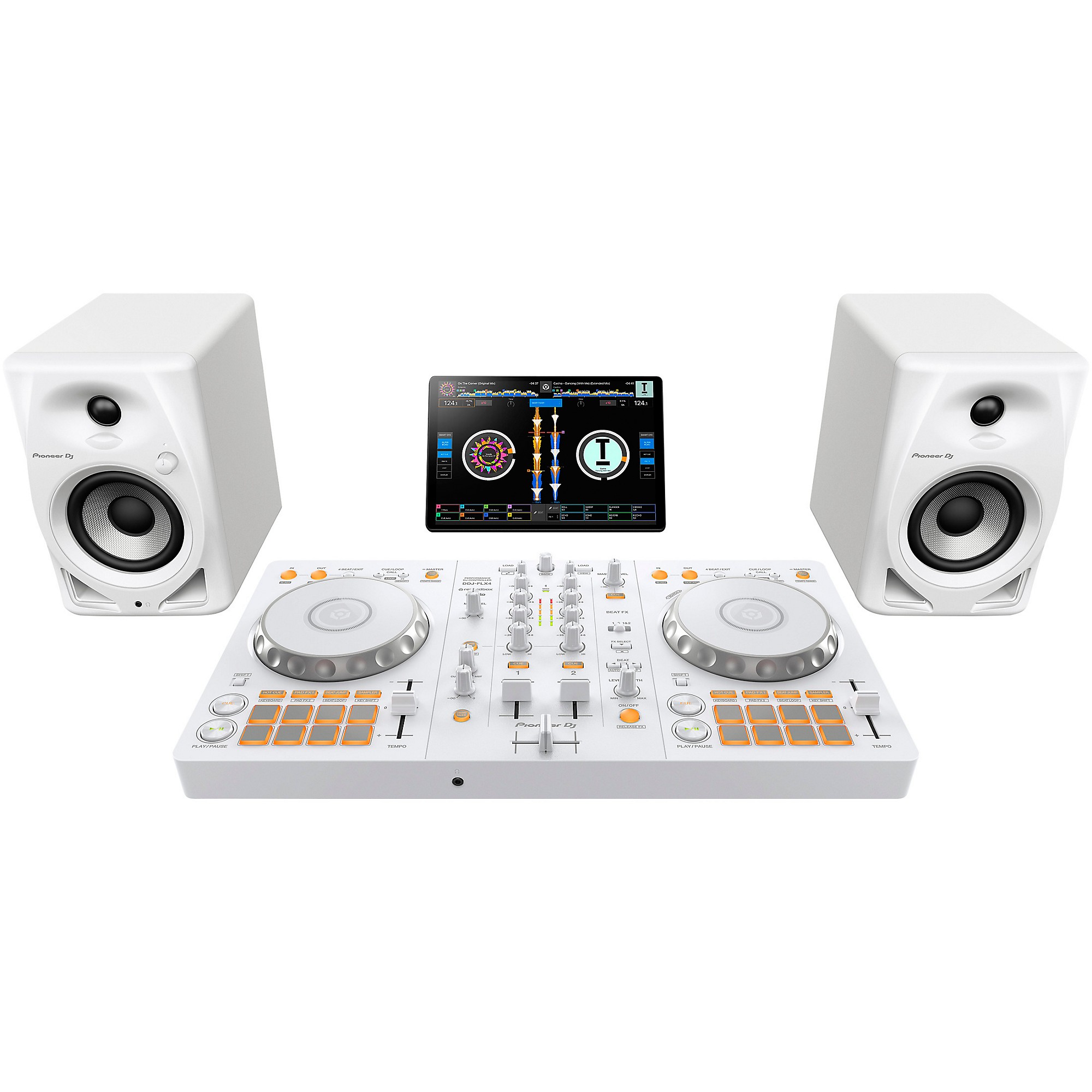 Pioneer DJ DDJ-FLX4-W 2-Channel DJ Controller for rekordbox