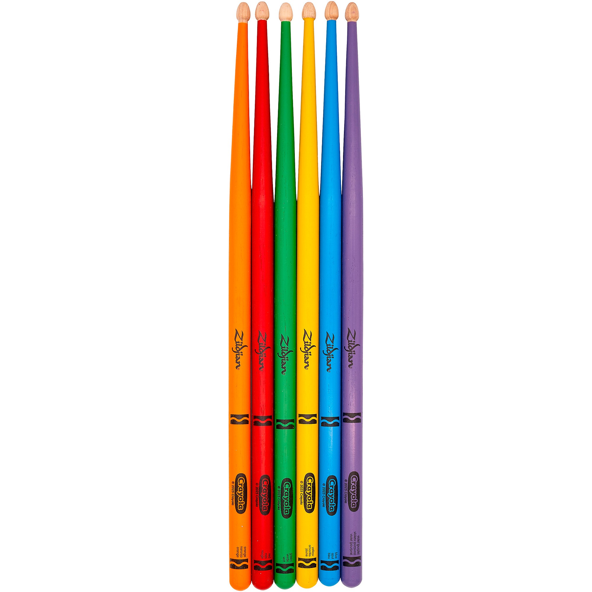 Zildjian x Crayola Pack, Kids Drum Sticks & Practice Pad - 6
