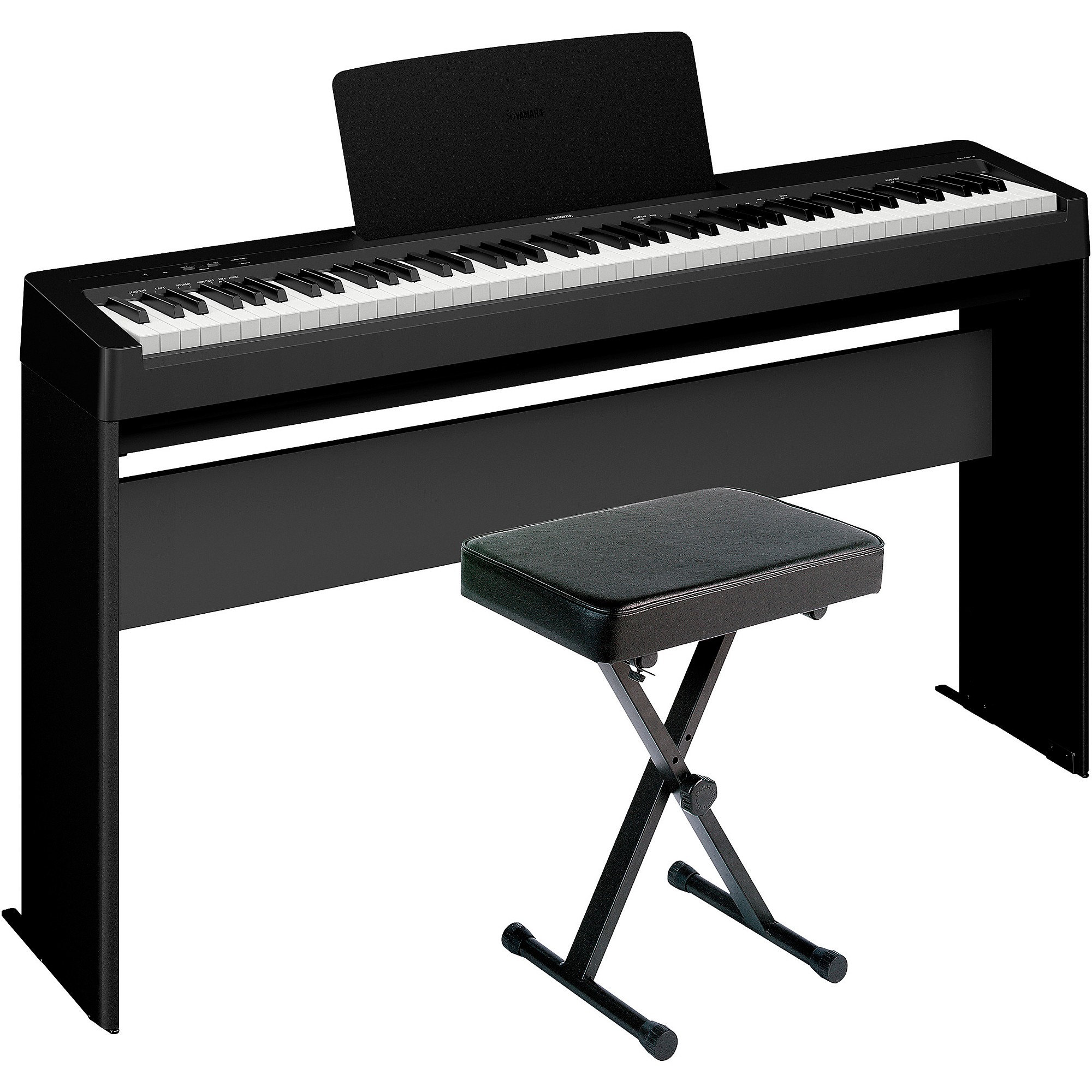 Yamaha P-143LXB 88-Key Digital Piano Bundle | Music & Arts