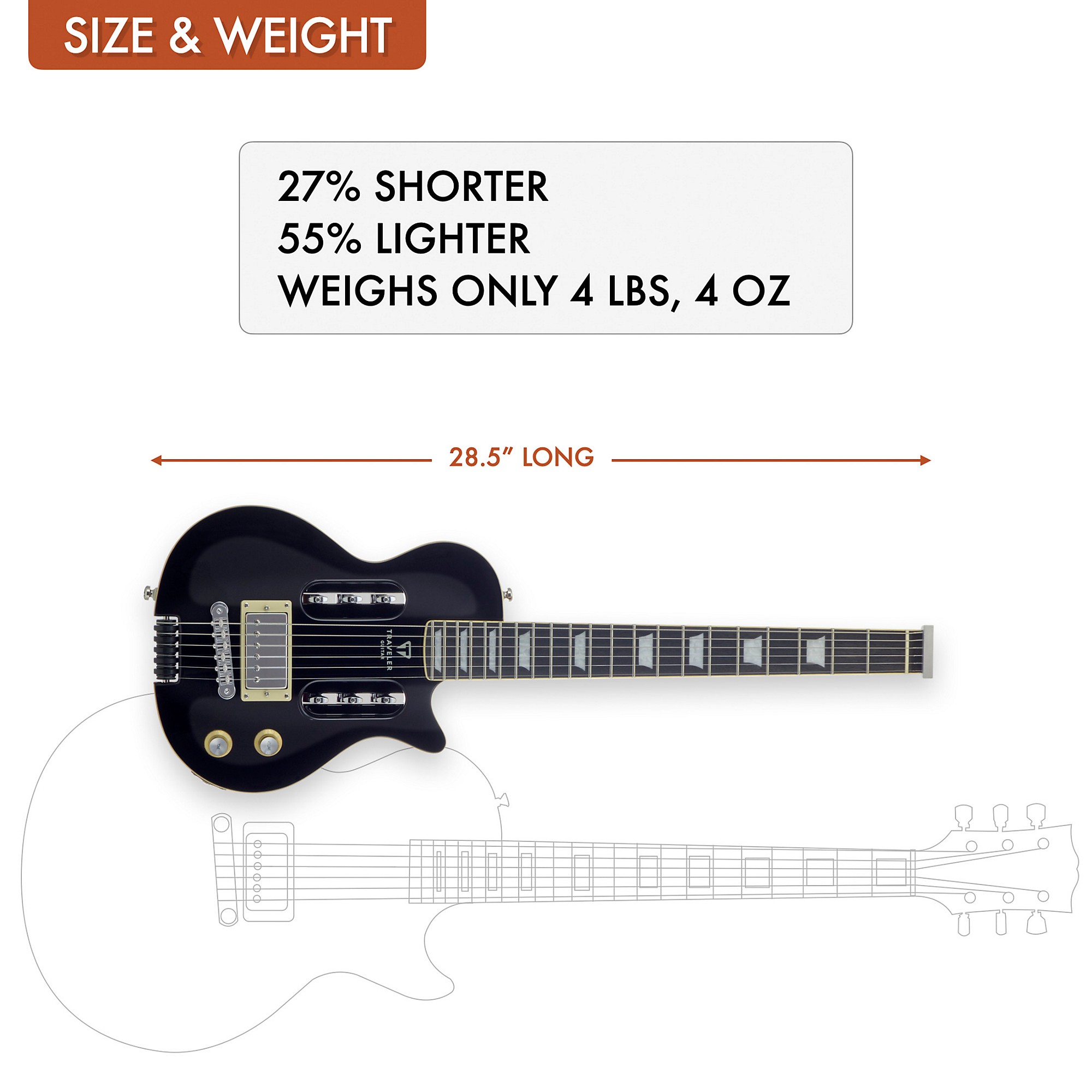 Traveler Guitar EG-1 Deluxe Electric Guitar | Music & Arts