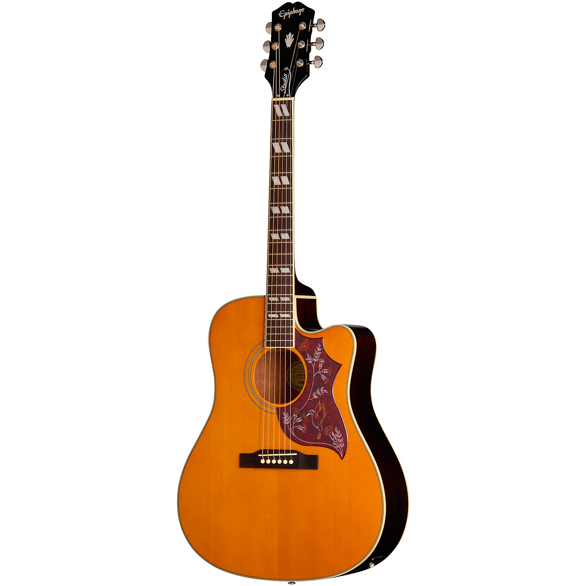 Epiphone Hummingbird Studio EC Acoustic-Electric Guitar - | Music