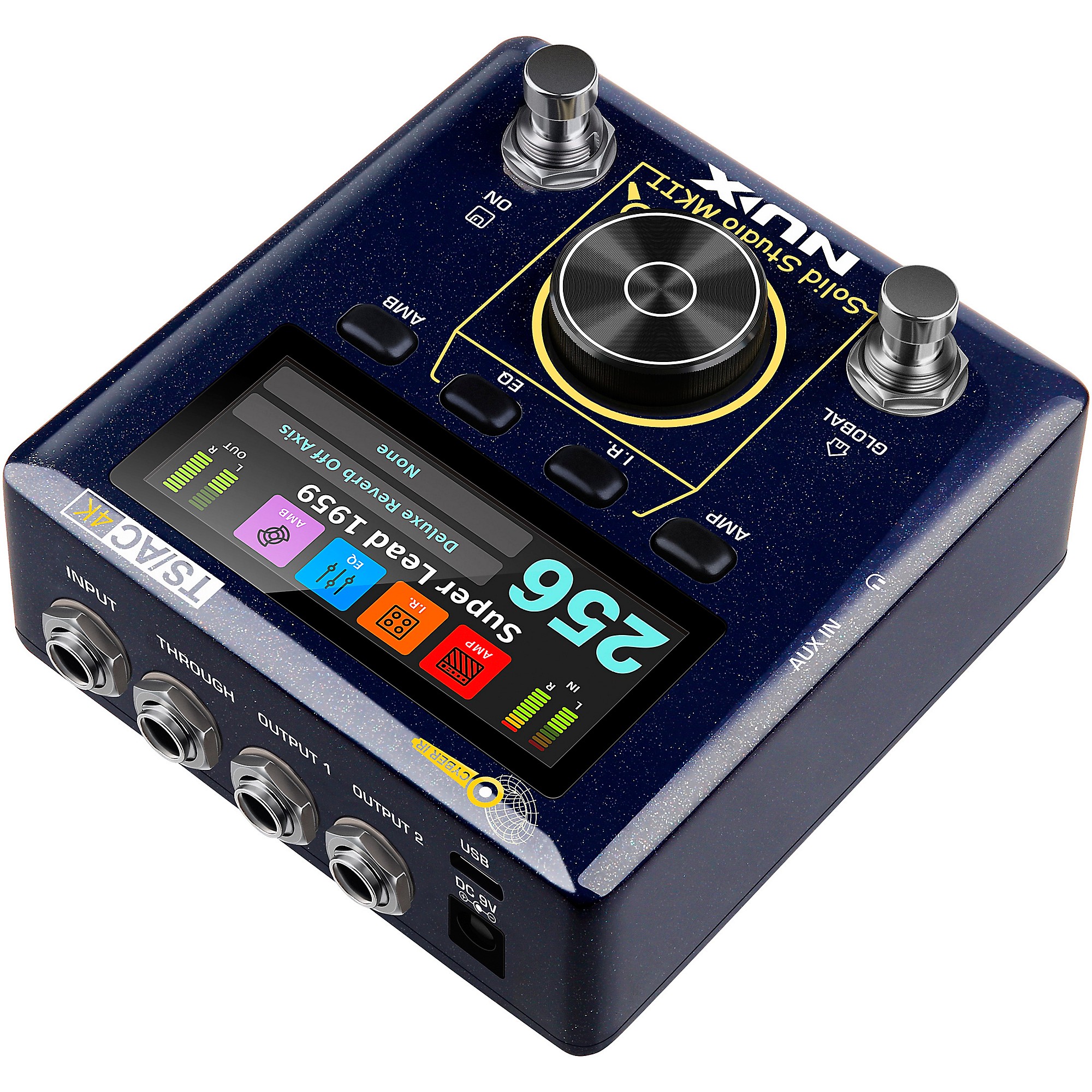 ギター NUX Solid Studio Amazon.com: NUX Solid Studio IR Power Amp Simulator IR Loader with