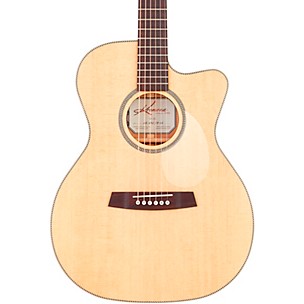Kremona M25 CW OM-Style Acoustic-Electric Guitar