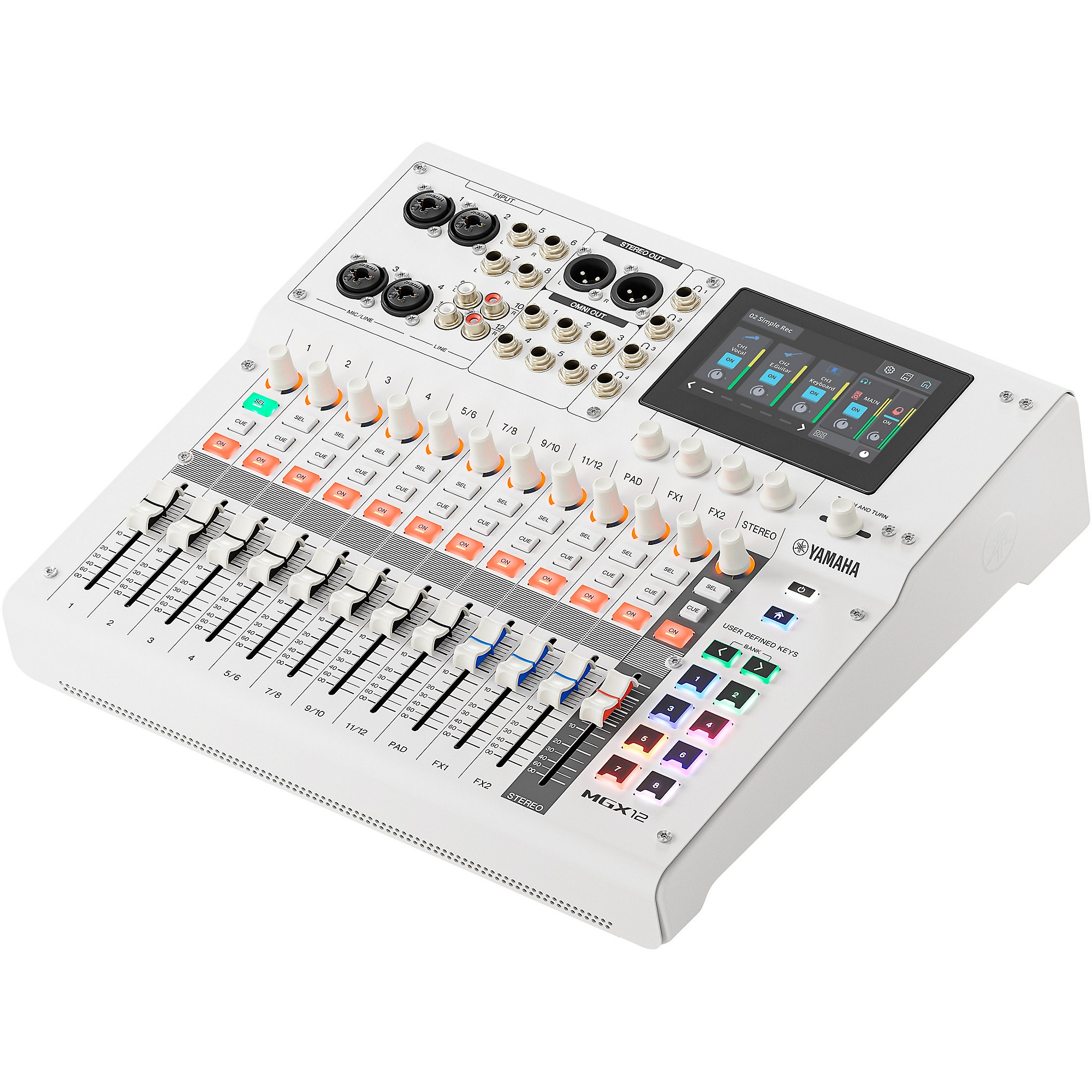 Yamaha MGX12 18-Channel Digital Mixer - White | Music & Arts
