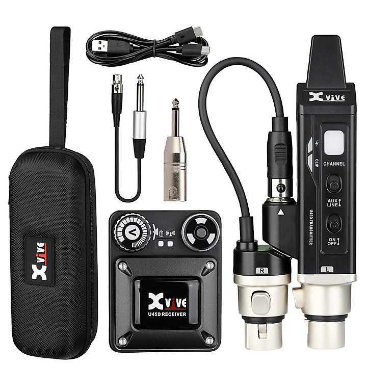 Xvive U45D Stereo In-Ear Monitor Wireless System | Music & Arts