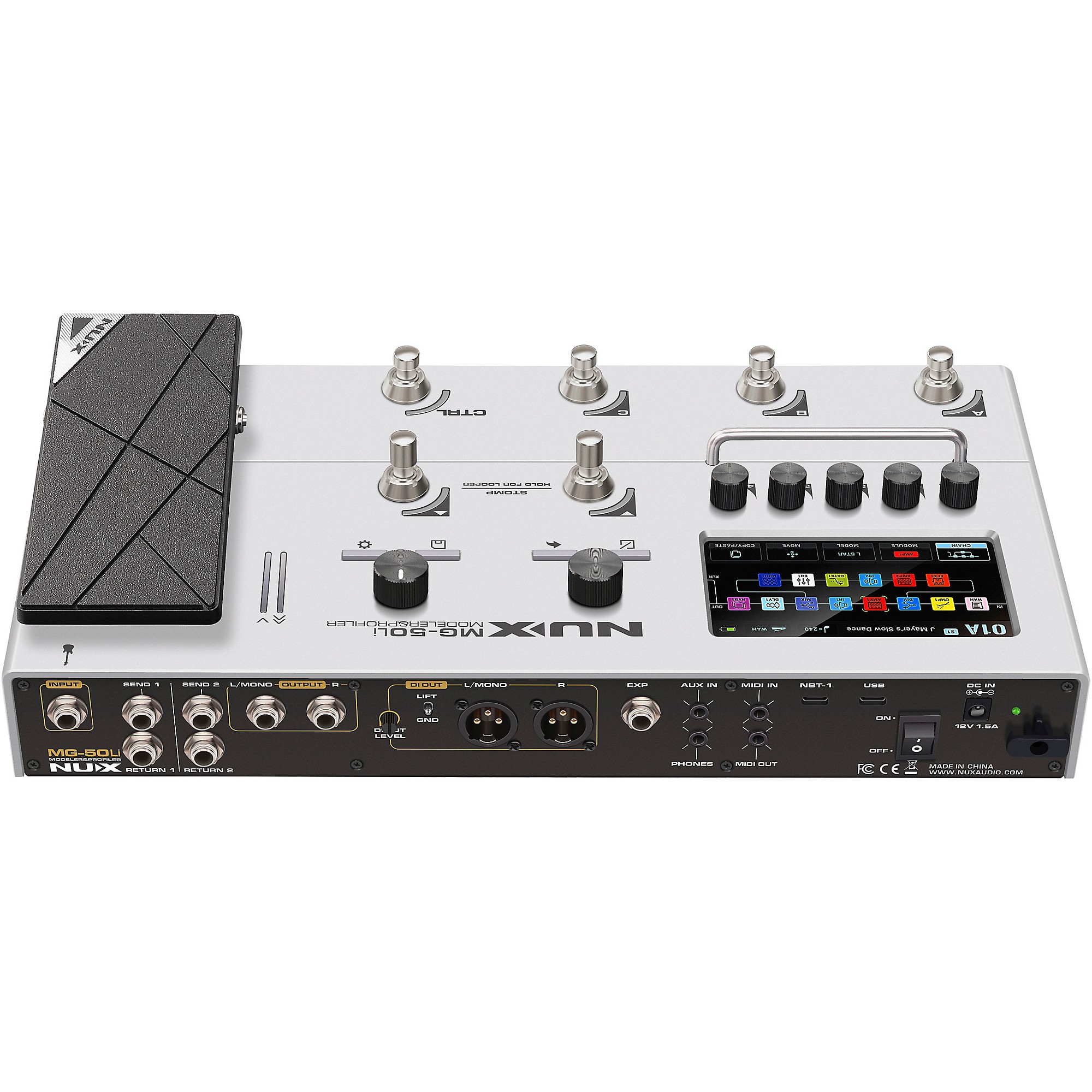NUX MG-50Li Modeler and Profiler Multi-Effects Processor - | Music