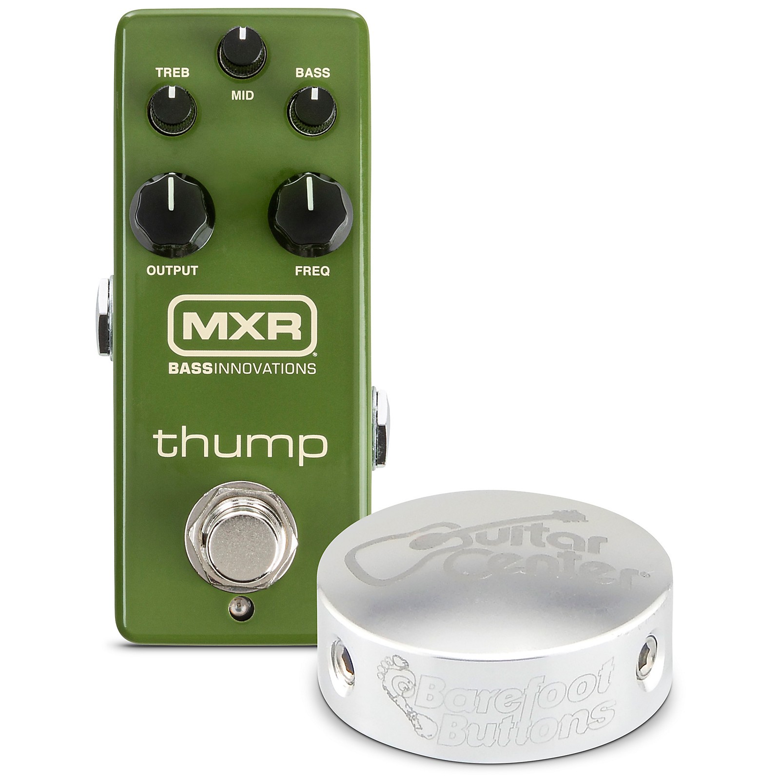 MXR M281 Thump Bass Preamp With Free Barefoot Buttons V1 Guitar