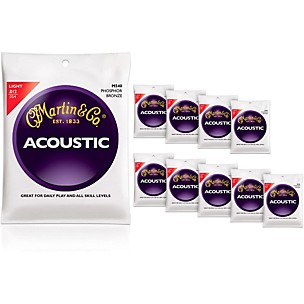 Martin M540 Phosphor Bronze Light Acoustic Strings 10-Pack