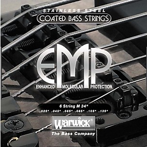 Warwick M6 EMP COATED 6-String Bass Strings Medium