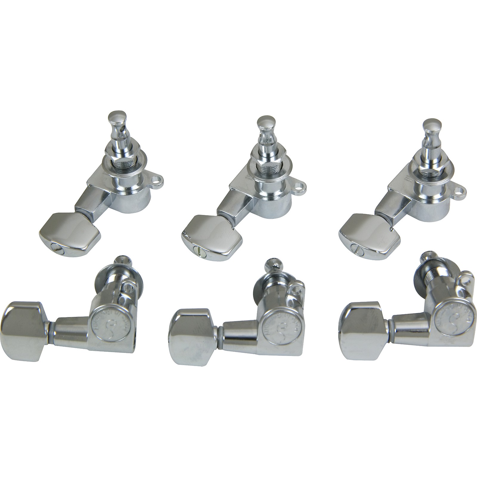 Schaller Schaller M6 Mini Tuning Machine Heads 6 In-Line