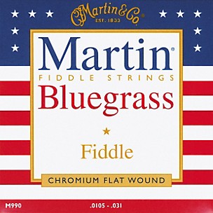 Martin M990 Chrome Flat Wound Fiddle String