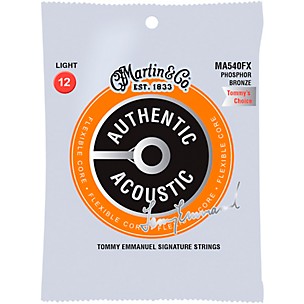 Martin MA540FX Flexible Core Phosphor Bronze Light Acoustic Guitar Strings