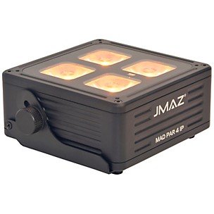 JMAZ Lighting MAD PAR 4IP of Battery-Powered Uplights 6-Pack With Molded Case