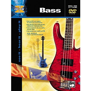 Alfred MAX Series Bass Instruction (Book/DVD)