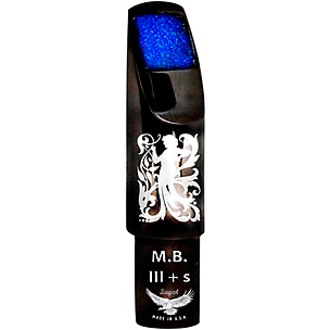 Sugal MB III + s Black Hematite Laser Enhanced Tenor Saxophone Mouthpiece
