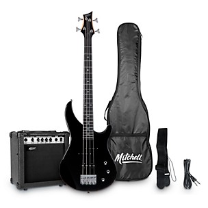 Mitchell MB100 Electric Bass Guitar Launch Pack -