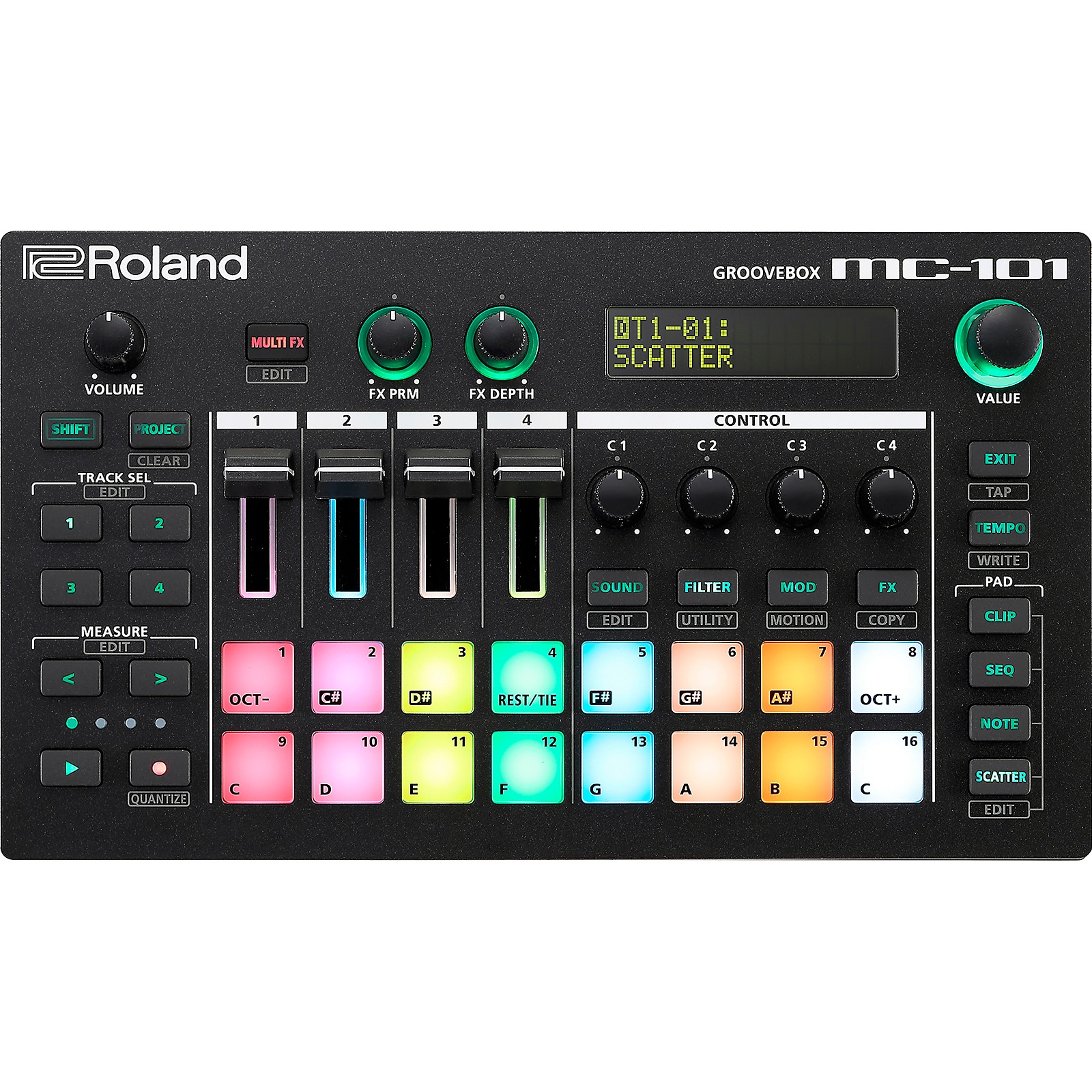 【Roland】 MC-101 グルーブボックス Roland MC-101 GROOVEBOX | Music & Arts