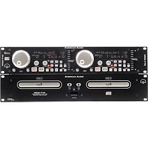 American Audio MCD-710 Rackmount Dual CD/MP3 Player