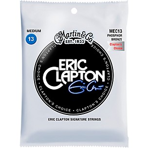 Martin MEC13 Martin Acoustic "Clapton's Choice" Medium Phosphor Bronze Guitar Strings