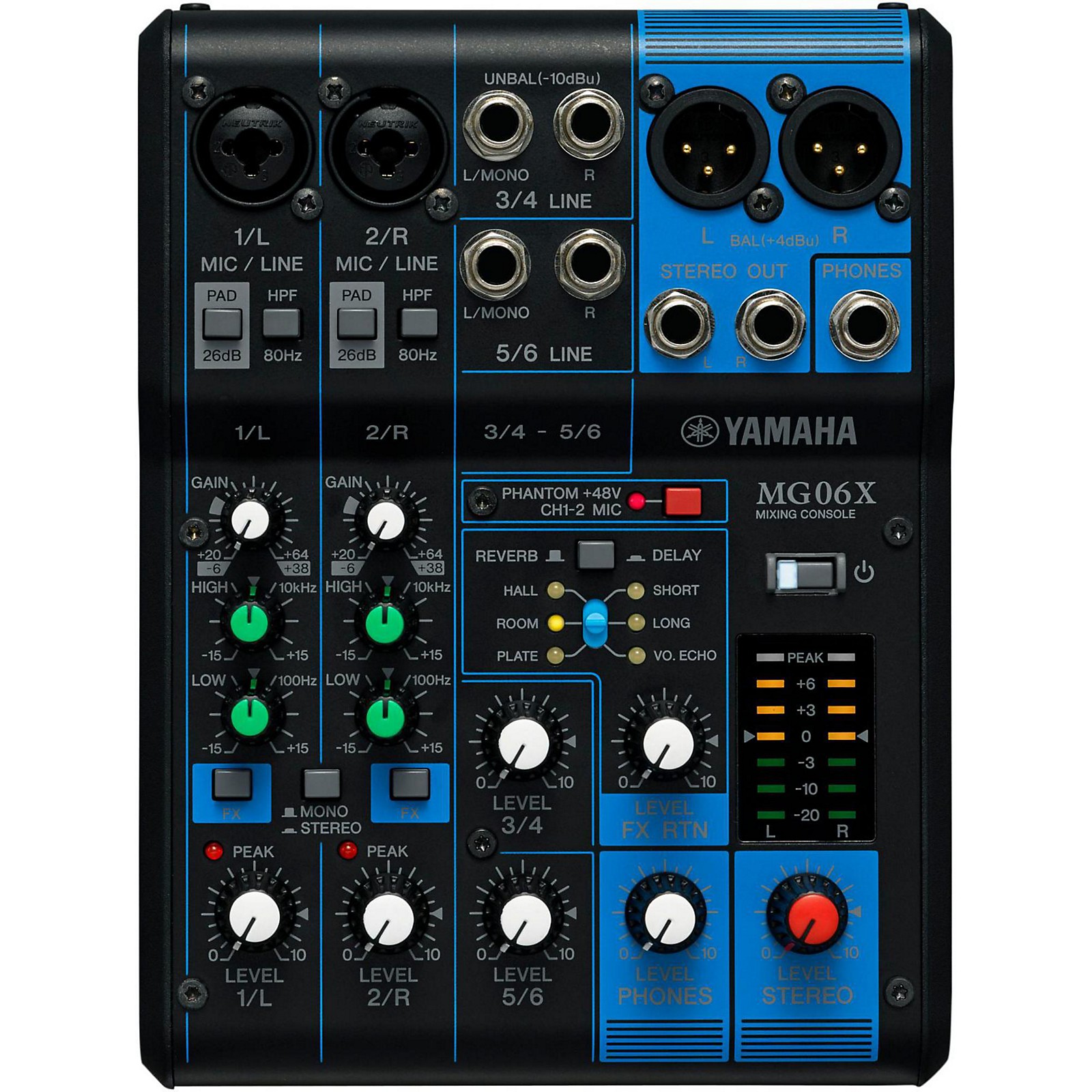 【美品】ミキサー YAMAHA MG06X Yamaha MG06X 6-Channel Mixer | Music & Arts