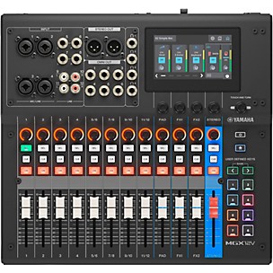 Yamaha MGX12V 18-Channel Digital Mixer With Video Interface - Black