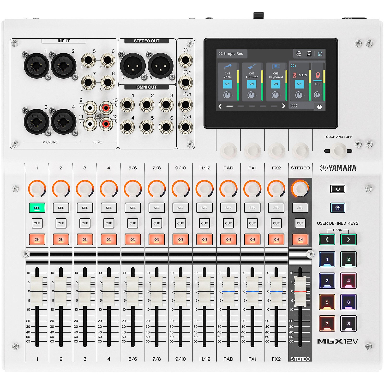 Yamaha MGX12V 18-Channel Digital Mixer With Video Interface