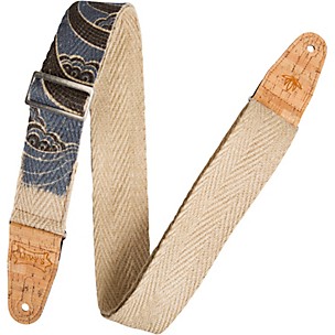 Levy's MH8P 2 inch Wide Hemp Guitar Strap