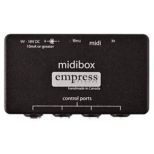 Empress Effects MIDIbox 5-Pin MIDI Cable to Guitar Patch Connector Pedal