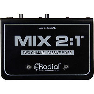 Radial Engineering MIX 2:1 Two Channel Audio Combiner & Mixer