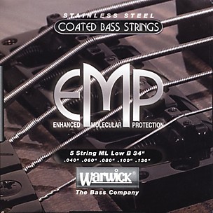Warwick ML5B EMP COATED 5-String Bass Strings Medium Light