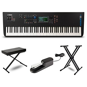 Yamaha MODX8+ Synthesizer With Stand, Bench and Sustain Pedal