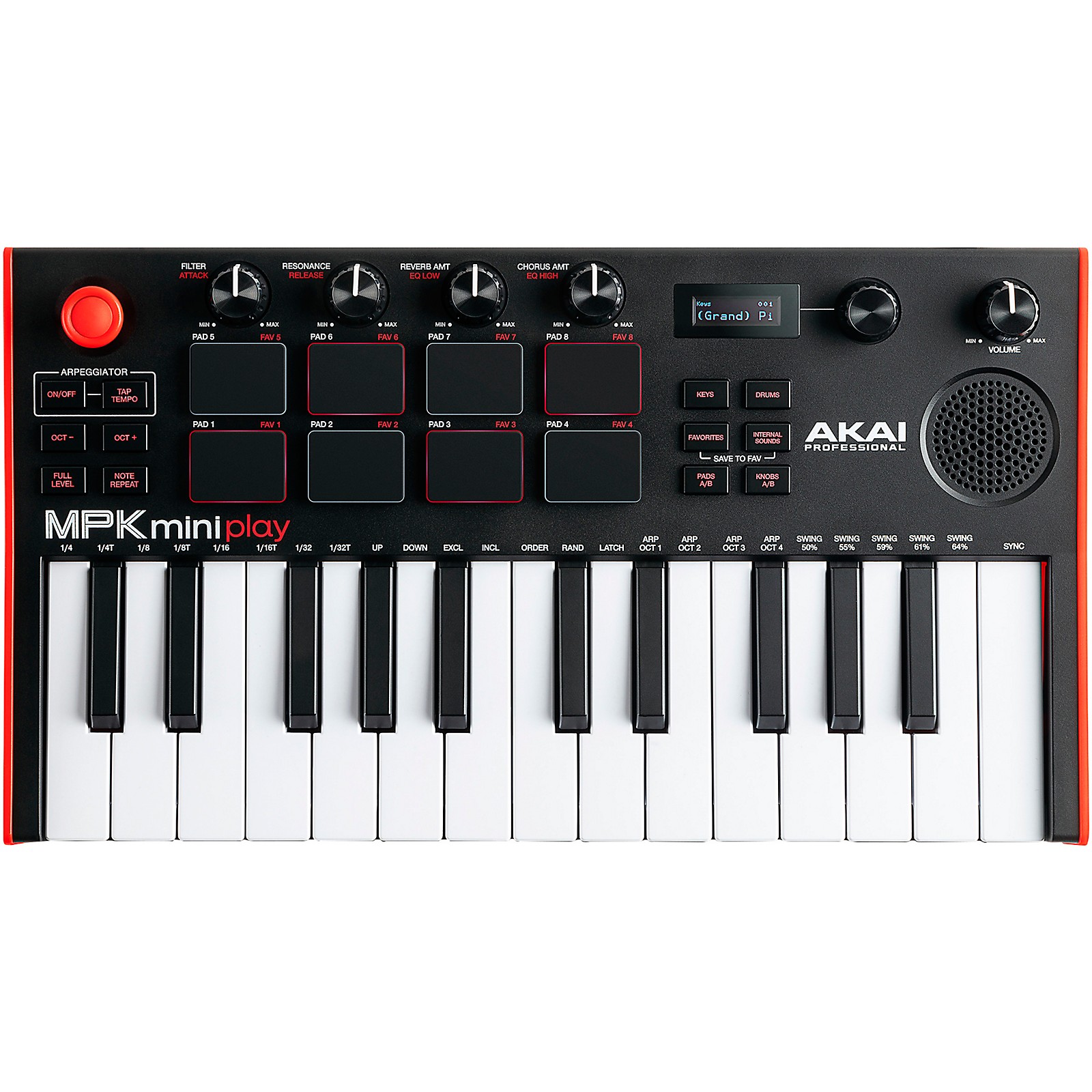 Akai Professional MPK mini play mk3 MIDI Controller With Built-in
