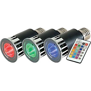 American DJ MR RGB E27 LED Color Changing Lamp